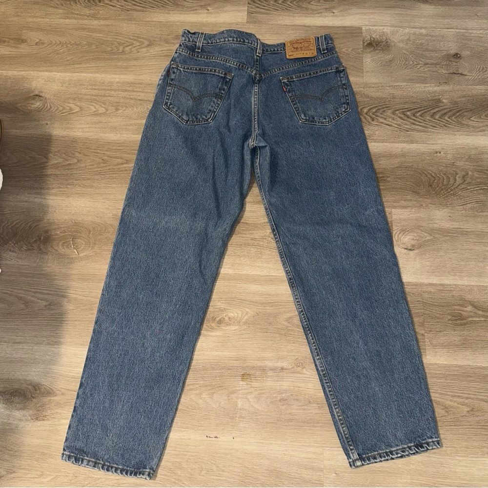 Men's Levi's 550 Relaxed Fit Blue Jeans 36x32 - Picture 7 of 11